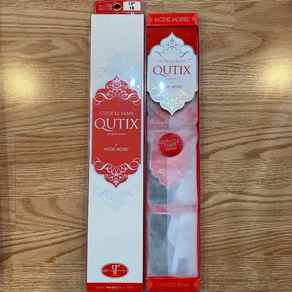 #56 REMY 12" QUTIX 100% HUMAN HAIR EXTENSION - Picture 1 of 3